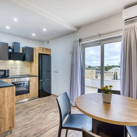 Apartamento Modern, 1br Penthouse Valletta View